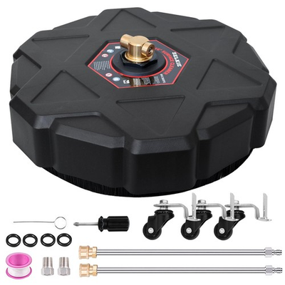 #ad 13quot; Pressure Washer Surface CleanerPower Washer Driveway Attachment with 2 P... $59.58