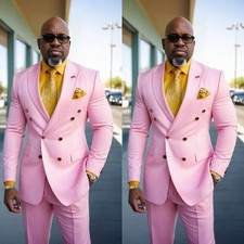 2 Pcs Men Suits Formal Wedding Party Tuxedo Business Fashion Prom Suits Wear