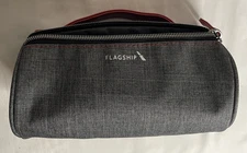 Flagship Toiletry Bag Travel Organizer Shaving Kit Case Zippered