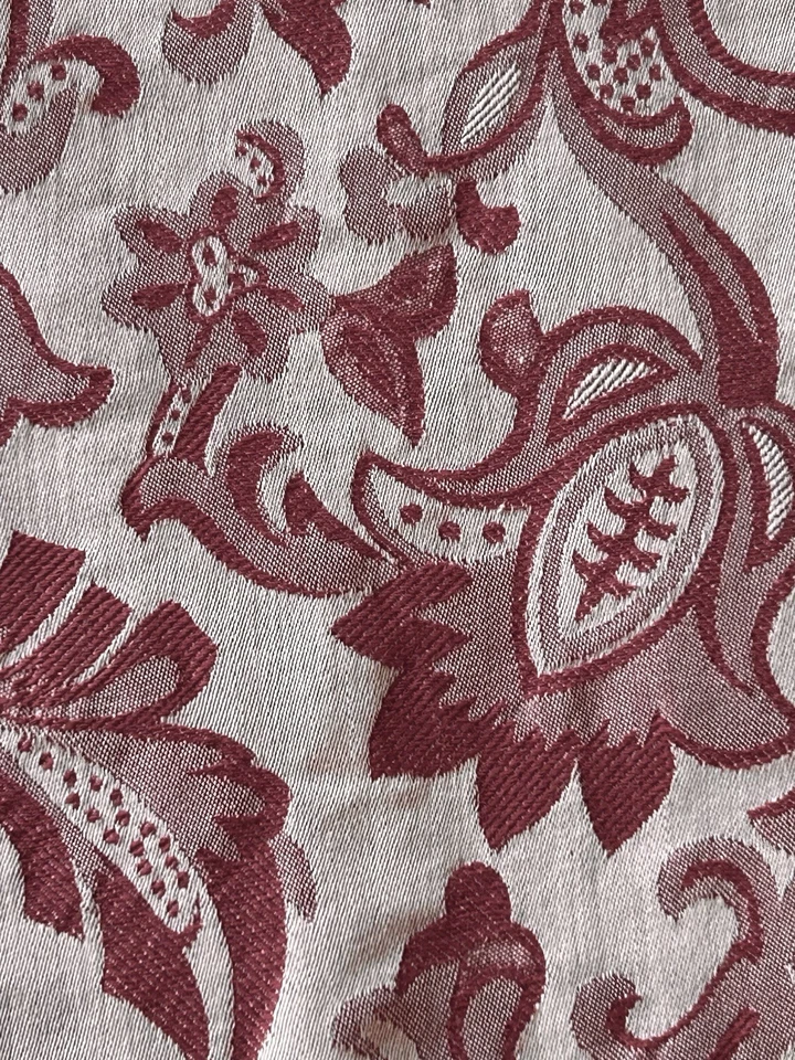 Sábana plana Jacquard Queen y 1 funda de almohada ¿Bonito algodón color fucsia/vino?? Foto 4 de 4