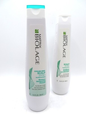 MATRIX BIOLAGE SCALP SYNC SHAMPOO & CONDITIONER 13.5 OZ DUO!