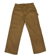Tan Duck Dungaree pants, Redkap, Dickies-Used work pants