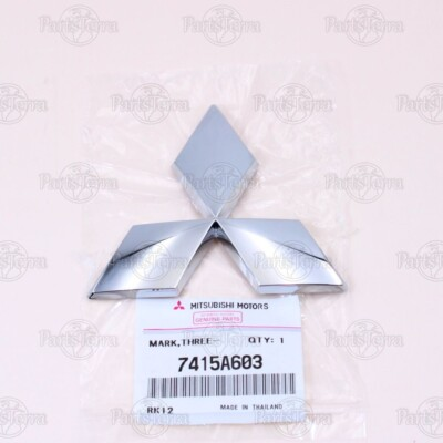 #ad #ad OEM Mitsubishi LANCER OUTLANDER Front Bumper Three Diamond Mark Emblem 7415A603 $31.94