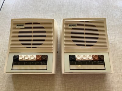 Lot of 2 Vintage AIPHONE LAF-3A Three Call Master INTERCOM STATIONS Type A JAPAN