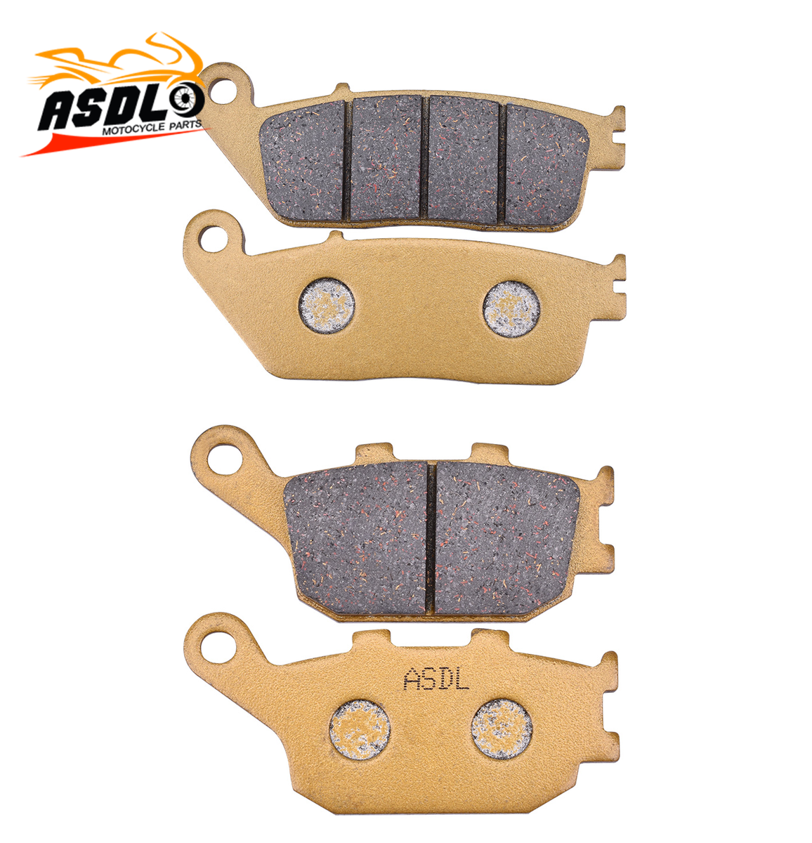 Front and Rear Disc Brake Pads For Kawasaki Versys KLE 650 16-21