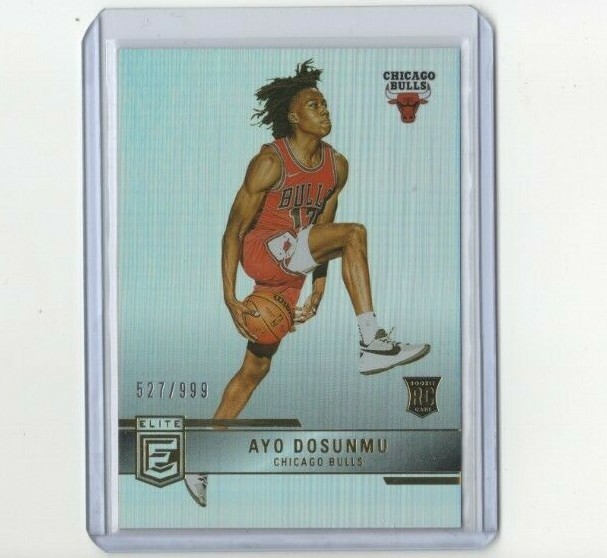 2021/22 Panini Donruss Elite Ayo Dosunmu Rookie Card #'d 527/999 BULLS STAR RC