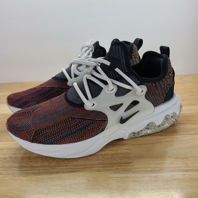 nike react presto flyknit black