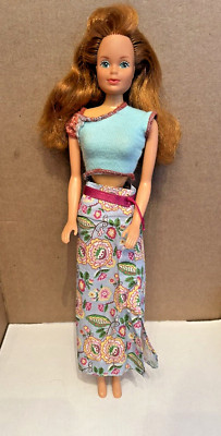 Vtg Barbie Red Hair Freckles Bendable Knees Twist Waist 1966 Mattel Phillipines