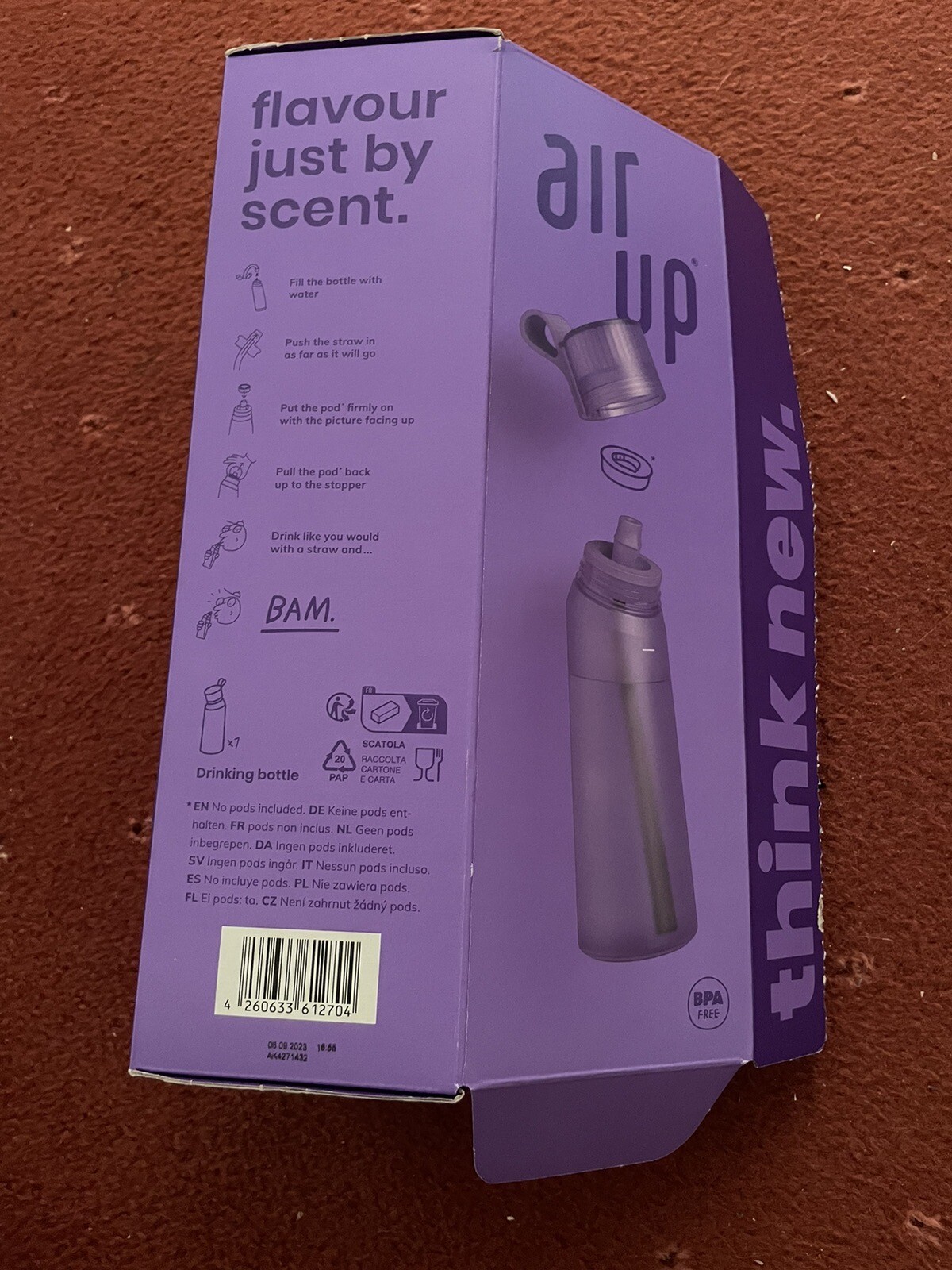 Air Up Bottle Box Only PURPLE eBay