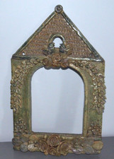 Miroir Aux Oiseaux  Grès  Céramique Vert Signé Catido ( la Borne Vallauris )