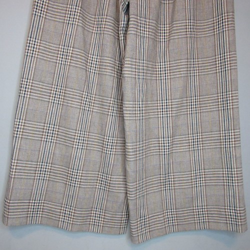 Madewell Wide Leg Crop Hose Damen Medium High-Rise grau kariert Büro Preppy - Bild 15 von 22