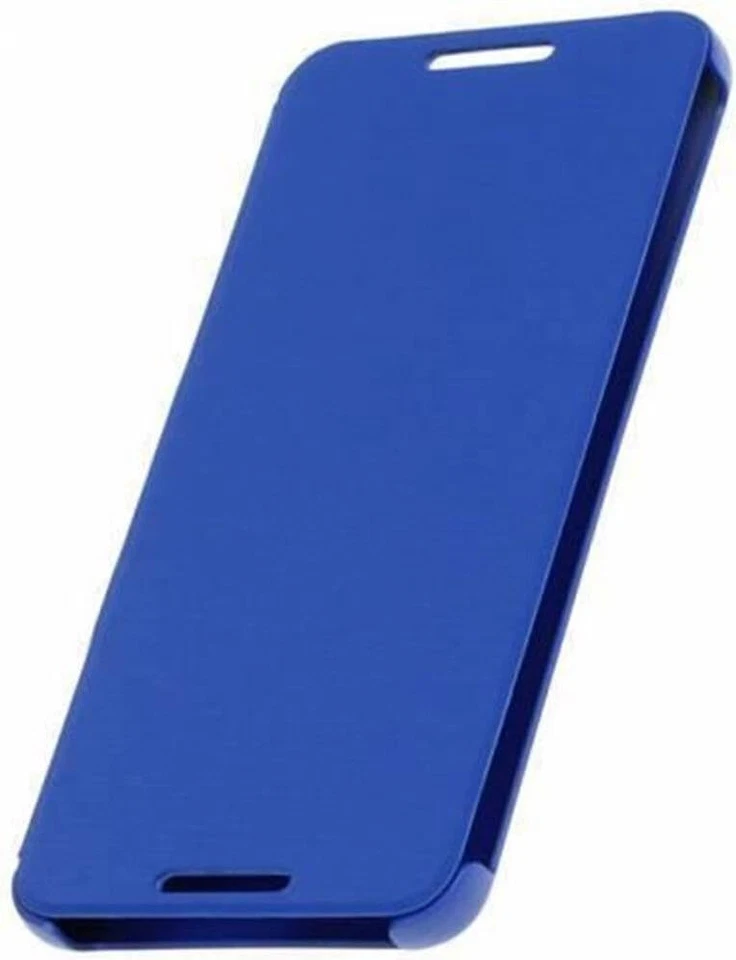 HTC Original Flip Case Cover Folio Wallet Case for HTC Desire 610 Blue - Image 2 of 4