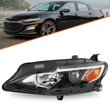 For 2019-2024 Chevy Malibu Halogen Headlight Assembly Left Driver Side w/ bulb