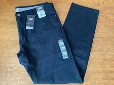 NEW Lee Men's 40x32 Slim Straight Motion Flex Pants Irregular Black 102161537