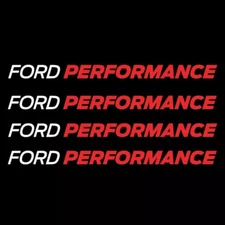 Ford Performance Decal Die Cut Vinyl Emblem Windshield Car Sticker - 4" to 36"