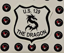 I Rode The Dragon US Highway 129 2.25x 2.25 inch Vinyl Sticker Small ERROR.