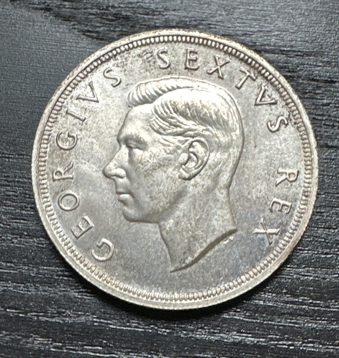 1952 South Africa 5 Shilling Cape Town Anniversary Silver Crown