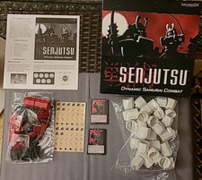 SENJUTSU Dynamic Samurai Combat Board Game New Open Box Sealed