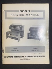 Conn 830 Classic Type 1 2 Service Manual Original