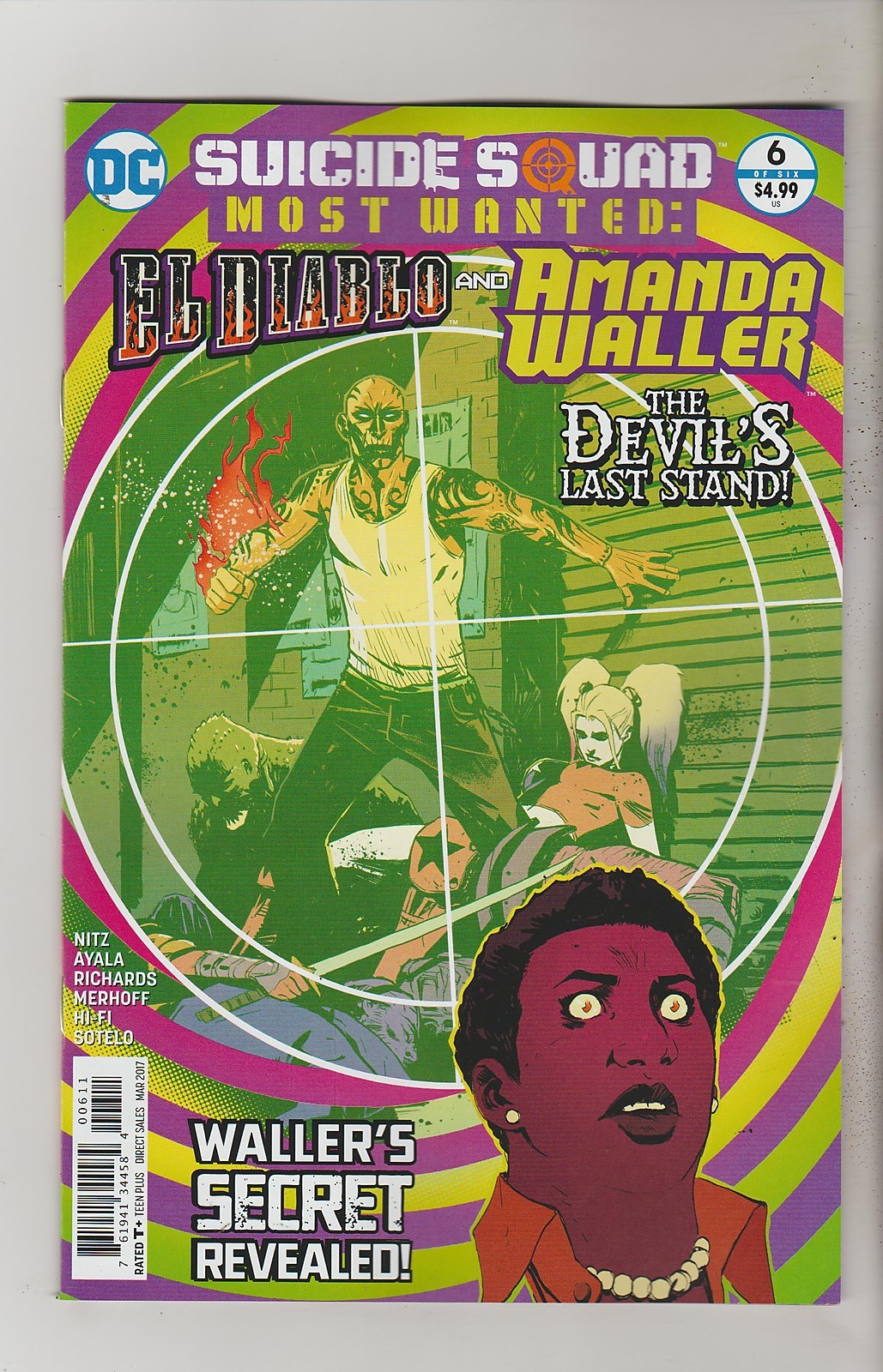 DC COMICS SUICIDE SQUAD MOST WANTED EL DIABLO & WALLER #6 MAR 2017 1ST PRINT NM