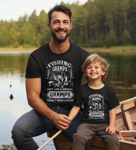Fishing Gramps Just Like Me t-shirt - Funny and Experienced! Funny t-shirt, Unis - Picture 18 of 90