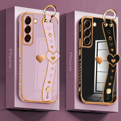 Plating Handy Hülle für Samsung S24 S23 Ultra S22 A54 A53 A14 Schutz Tasche Case