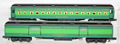 K-Line  70' Pullman 2-Car Set ''Crescent Limited'' O Scale 1:48 Gauge Green