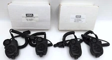 Lot of 4 MSA 10042903 ClearCommand HCS Communication System Lapel Microphone NOB
