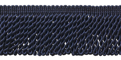Bullion Fringe Trim, Style# EF25, Color# J3 - Dark Navy Blue [Sold By The Yard]