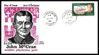 Canada FDC - 1968 - John McCrae, Scott #'s 487, Cole Cachet