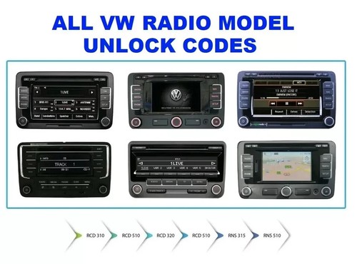 🔥🔥🔥VW AUDI SEAT SKODA RADIO UNLOCK SERVICE ANTI THEFT CODE PIN DECODE - Picture 2 of 5
