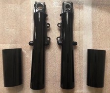 00-13 OEM Harley Street Glide Gloss Black 41mm Fork Sliders Lower Legs and Cans