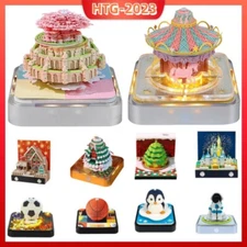 3D Art Calendar Memo Pad 2025 Creative Time Piece Calendar DIY Tree Rip Away US