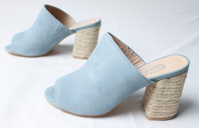 Sbicca Women's Vintage Collection Bussey Sandals JL3 Powder Blue Size US:7  UK:5