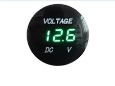 LED Digital Display Voltmeter Car Motorcycle Voltage Volt Gauge Panel Meter 12V