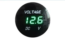 Digital Voltage Battery Meter Mini Voltmeter for Motorcycle Car with 5V-48V