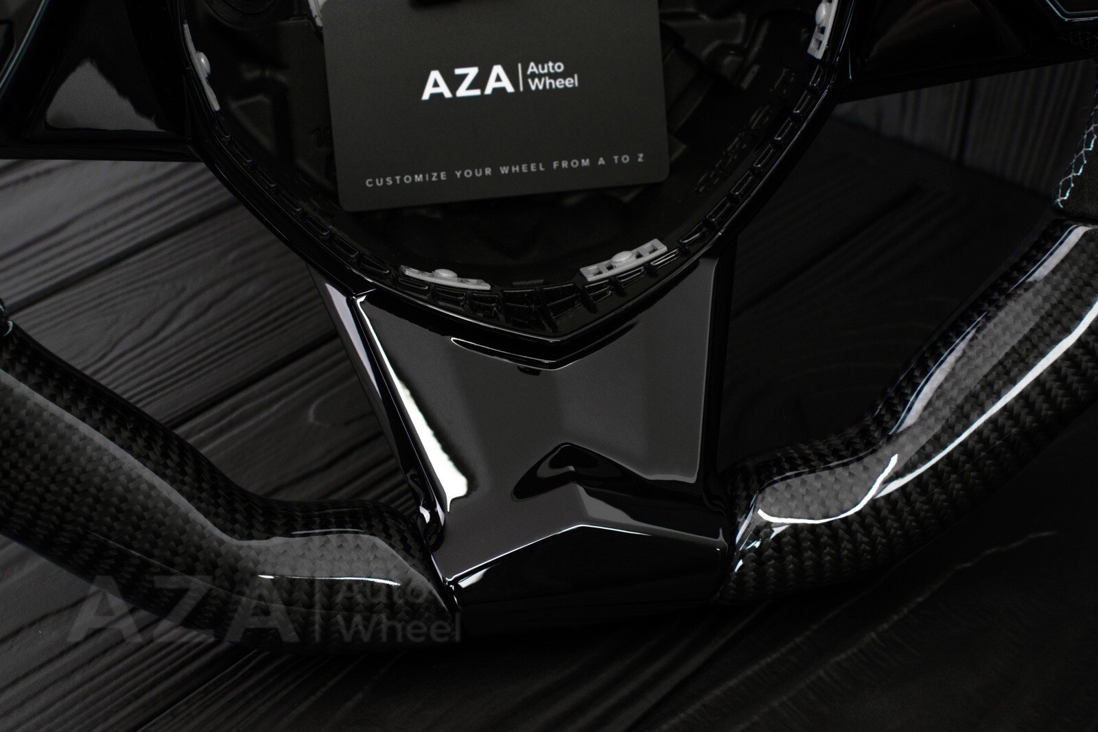 Lamborghini Aventador  SV SVJ Custom Carbon Fiber Steering Wheel
