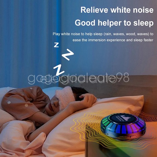 Altoparlante Bluetooth Wireless Conduzione Ossea Luce RGB 3D Subwoofer Suono Stereo - Foto 14 di 23