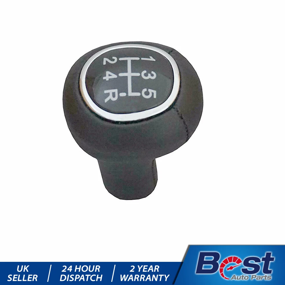 FORD FOCUS SEDAN TURNIER 1998 2005 GEAR SHIFT KNOB 5 SPEED LEATHER