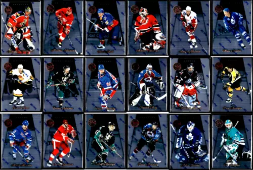 1997-98 PINNACLE CERTIFIED COMPLETE 130 CARD SET Gretzky Jagr  Roy Yzerman Hasek