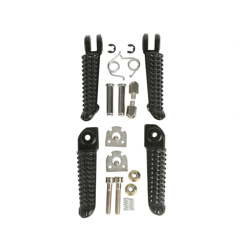 Front Rear Footrests Foot Pegs Fit For Yamaha YZF R1 1998-2025 YZF R6 2003-2020 - Image 4 of 4