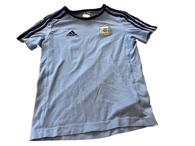 Lionel Messi Argentina Adidas Jersey Kids #10 Blue Small Kids Youth 7/8 