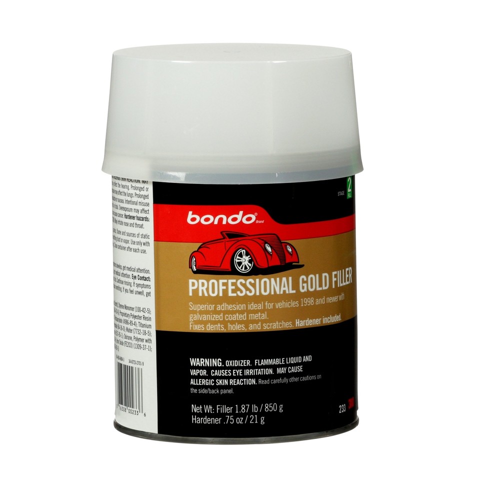Bondo Professional Gold Filler, 00233, 1 Quart, 3M eBay