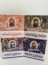 4pc DR. Squatch Halloween Limited Edition Soap  Sudsula Werewolf Bricc Drunk’n