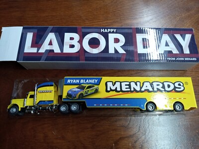 2023 Menards Labor Day Employee Exclusive Ryan Blaney Nascar Semi-Truck NEW M49