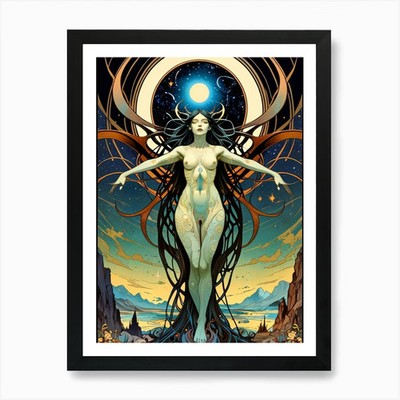 Aphrodite 6 Kunstdruck gerahmt Wandbild Poster Leinwanddruck Bild