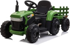 Kids Electric Ride On Toy Tractor Toddlers 12V Battery-Powered Car to Drive 35W