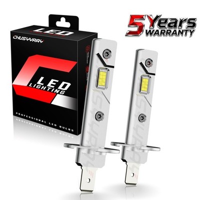 LED For Infiniti M35 2006 2007 2008 Headlight Kit H1 6000K White Bulbs Low Beam