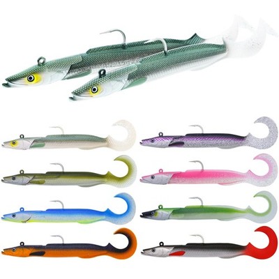 Westin Sandy Andy Curltail Jig Sandaal Norwegen Dorsch Heilbutt Gummifisch