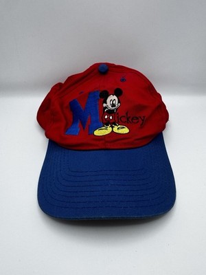 Vintage Mickey Mouse Mickey Snapback Hat Cap DISNEY Store 1990s - Used